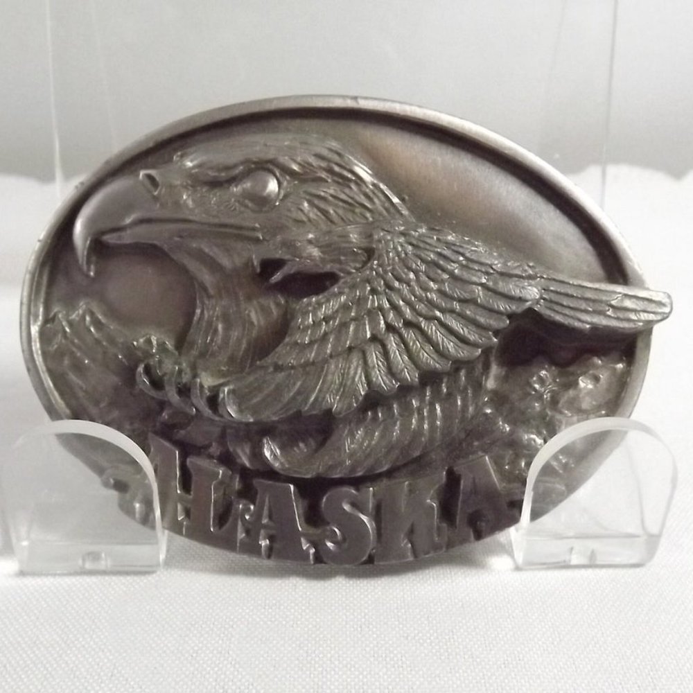 Alaska Pewter Siskiyou Belt Buckle